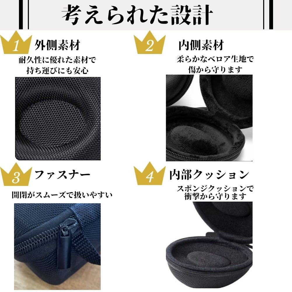 Portable Watch Travel Watch Compact Shock with Protective Portable Pouch for Travel and Business Trips 5 Case, Case, Storage, Absorbing, Cushion,