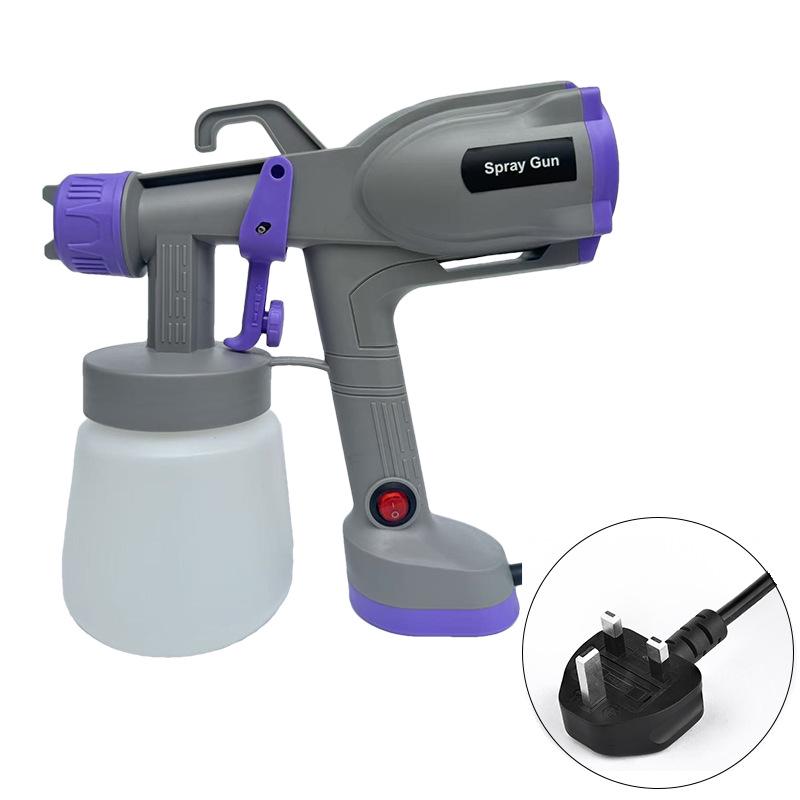 New Model Electric Spray Gun with 5 Nozzles – Integrated Plug-In Paint Sprayer