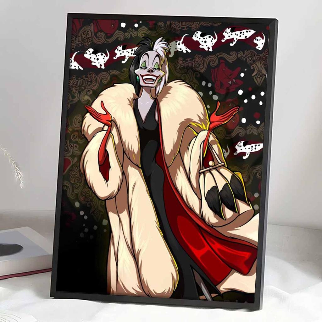 DIY Diamond Painting Evil Witch Cross Stitch Kit Mosaic Art Diamond Painting Full Circle Diamond Home Decoration