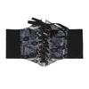 Fashionable Women Waist Corset Flower Embroidery Elastic Waistband Wide Lace Slimming Body Belts Cummerbunds
