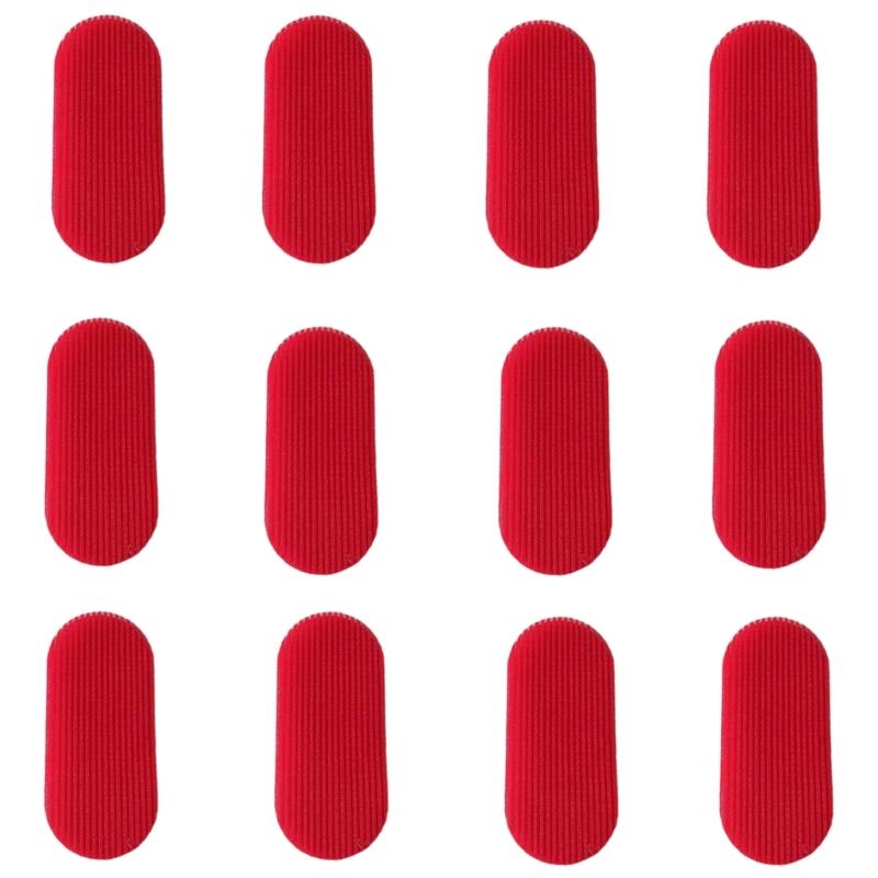 

12 штук Модные заколки для волос для легкого контроля пушистости и аккуратных причесок Аксессуар для укладки волос для повседневного использования красный