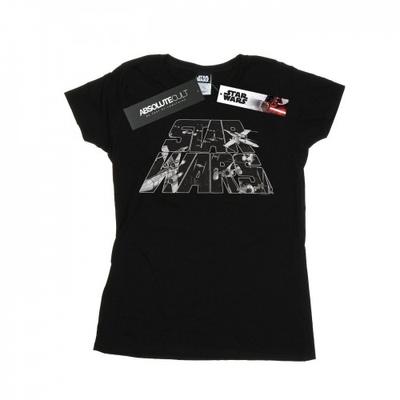 Damen/Damen Logo Space Sketch Baumwoll-T-Shirt