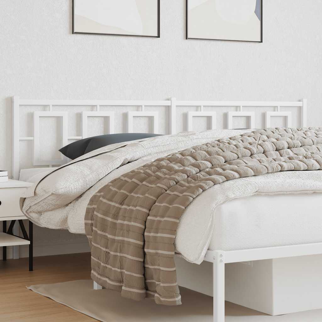 Replacement Headboard Metal White 193 Cm