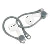 Silikon-Ohrbügel mit Haltegurt, Ergonomie, Sport, Anti-Verlust-Ohrbügel für Airpods