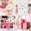 Holiday Decorative Sealing Stickers Christmas Round Stickers, Nordic Style Watercolor Labels, Festival Card Decorating Tags Envelope Decals