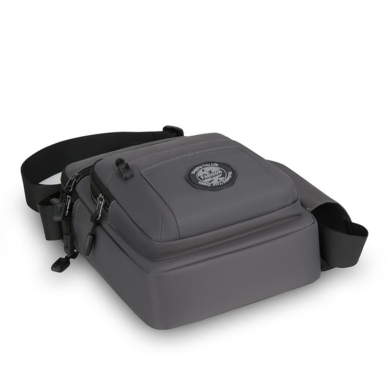 Herren Umhängetasche Große Kapazität Einfarbige Leichte Verschleißfeste Crossbody-Tasche