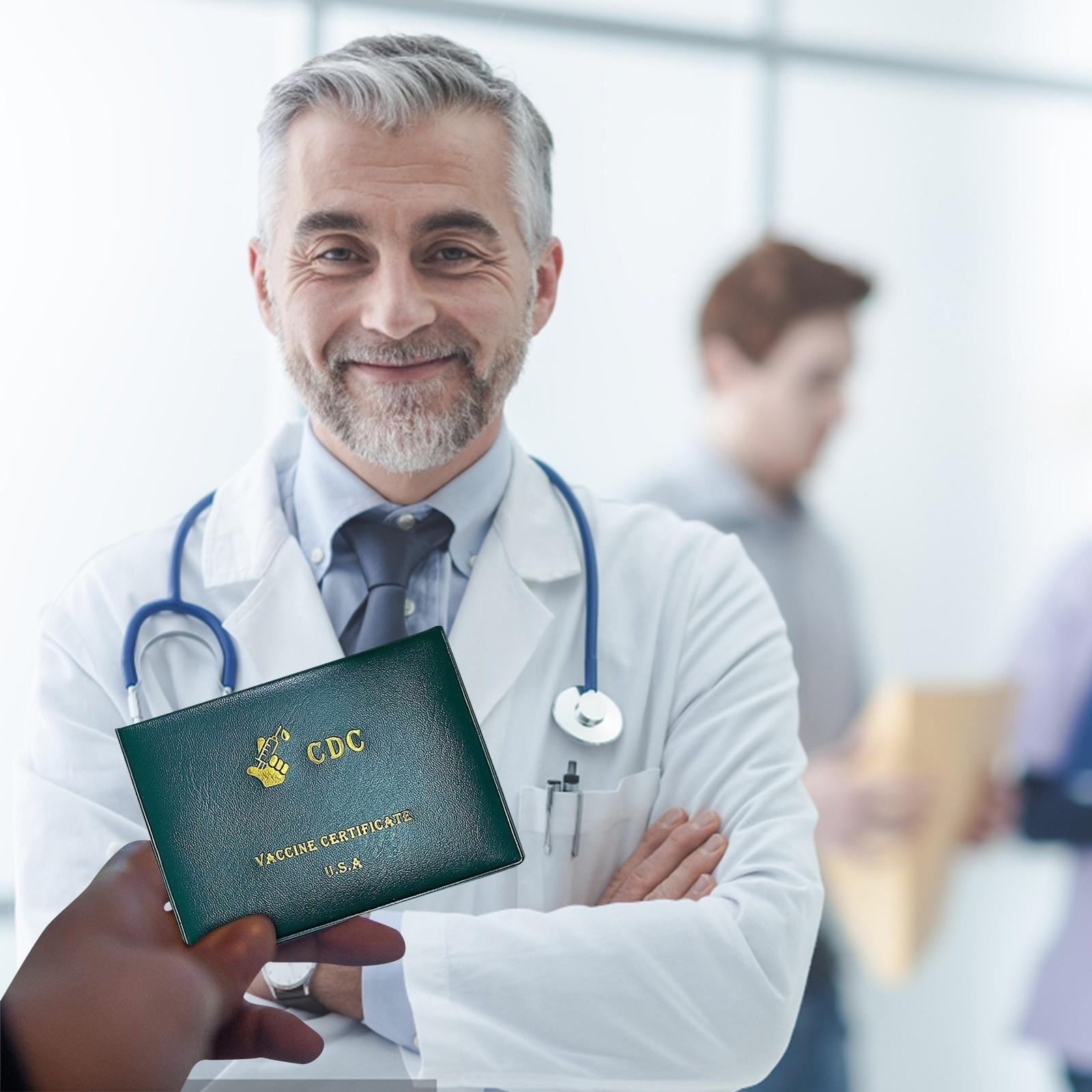 Медицинская карта ПВХ Антиконтактный защитный рукав Водонепроницаемый ПВХ Мягкий чехол — фото 9