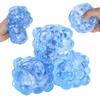 Squishy Snowflake Cubes Stress Ball Soft Fidget Sensory Toy for ADHD Autism Slow Rebound Squeeze Toy for Kids Christmas Gift
