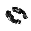 Motorcycles Male Mount-Style Chrome 1 1/4" Foot Peg Adapter Engine Guard Footrests Mount Clamps for Harley Softail Cafe Racer