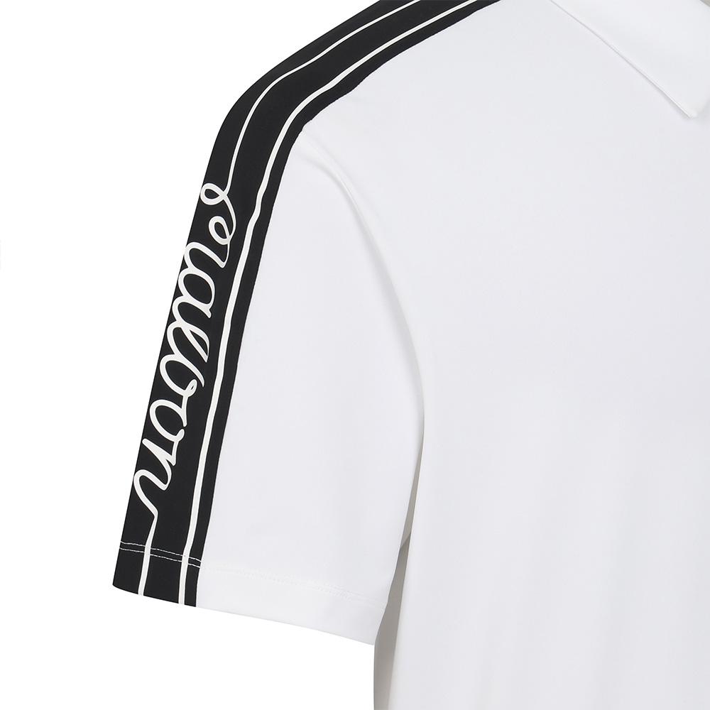 MALBON GOLF One-Point Sleeve Polo Shirt Off White (Man)
