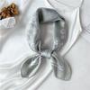 Foreign Style Small Silk Scarf 71cm Square Scarf Hangzhou Silk Imitation Silk Scarf Professional Women's Scarf Decorative Small Silk Scarf