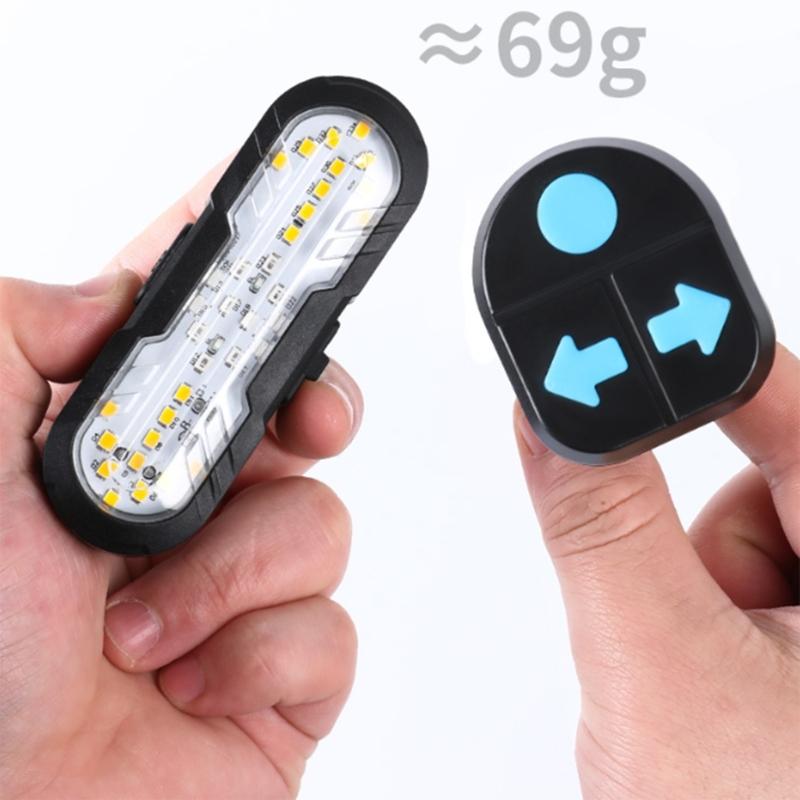 Bicycles Wireless Remote Control Turn Light USB Rechargeable Safety Warning Cycling Light LED Bicycles Rear Light