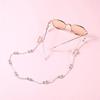 Elegant Artificial Pearl Eyeglasses Cord Alloy Anti Slip Strap Rope Glasses Chain Decoration