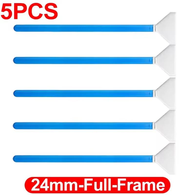 5Pcs Professional Sensor Cleaner Swab Kit for Digital Camera's CCD or CMOS Sensor for Full-Frame APS-C M4/3 Sensors Cleaning