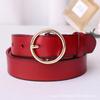 Ins Style Women'S Belt Women'S Jeans Versatile Internet Celebrities With The Same Simple Fashion Leather Pin Buckle Jeans Belt