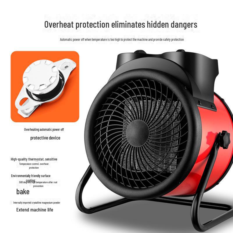 Kompakter Kamel Stahl Kanone Badezimmer Elektroheizer - Hohe Leistung Schnelles Aufheizen für Büro und Zuhause