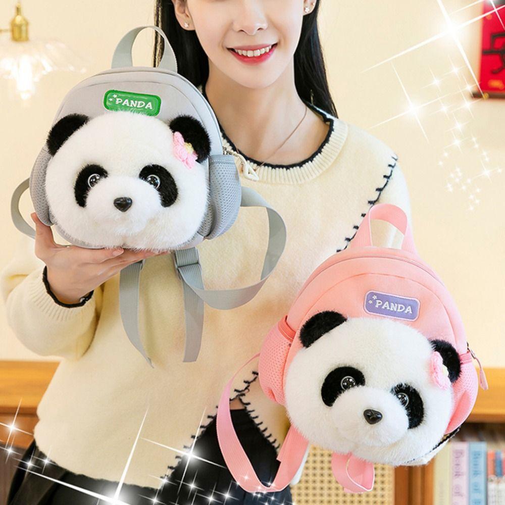 Cartoon Kids School Backpack Lightweight Panda Primary School Bags  Elementary School