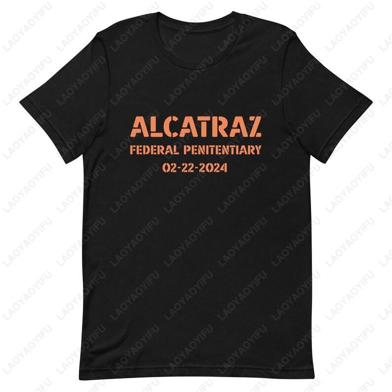 Prison California Rock TShirt Alcatraz Island San Francisco Travel Souvenir Tee High Quality Cotton Soft Women Men Fashion Tops