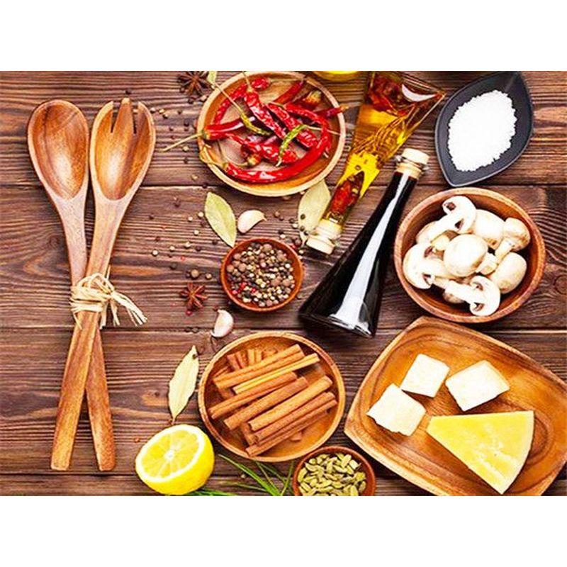 DIY 5D Diamant Malerei Gewürz Diamant Stickerei Essen Kreuzstich voller runder Bohrer Strass Kunst Wand Home Decor Geschenk