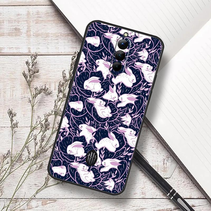 Bunny Rabbits Case For ZTE Nubia Red Magic 11 10 9 8 8S 9S 10S Pro Plus 6 7 6S 7S Pro 5G 6R 10 Air Funda