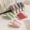 Cotton slippers autumn and winter outdoor indoor home comfort thick sole plush warm couple shoes