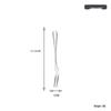 Ru Han Thickened Stainless Steel Dining Fork Set, 40-Pack