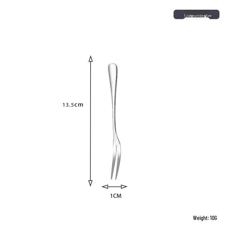 

Ru Han Thickened Stainless Steel Dining Fork Set, 40-Pack