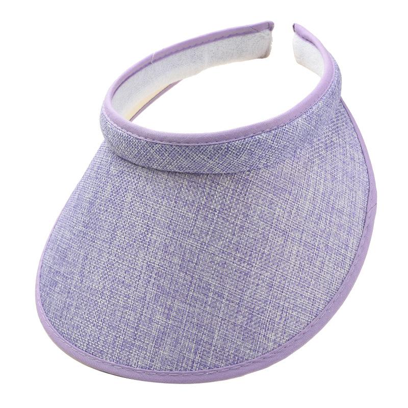 Fashion Summer Empty Top Sun Hat Women's Casual Adjustable Sun Visor Caps Girls Boy Outdoor Sea Beach Trip Cap Casquette