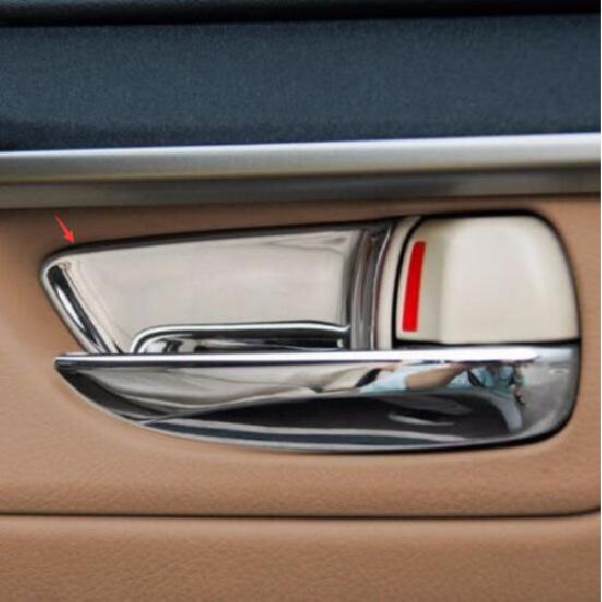 Stainless Steel Interior Door Handle Bowl Cover Tim 4X For Lexus RX ES IS NX