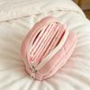 Cute Quilted Corduroy Cosmetic Bag Coin Purse Lipstick Makeup Pouch with Zipper for Travel Toiletry Storage Organizer for Women