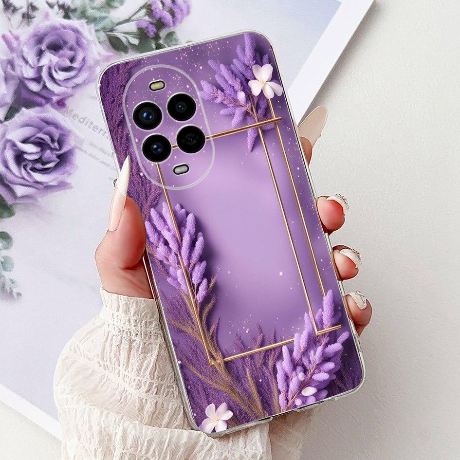 For Huawei Nova 13 Case Nova13 5G Cover BLK-AL80 Funda Popular Flower Butterfly Soft Clear Silicone Cases For Nova 13 Pro Bumper