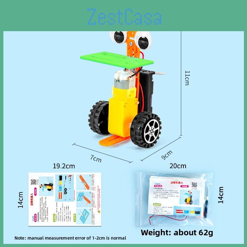 Science Experiment Diy Delivery Robot Kit With Electric Components For Childrens Stem Learning