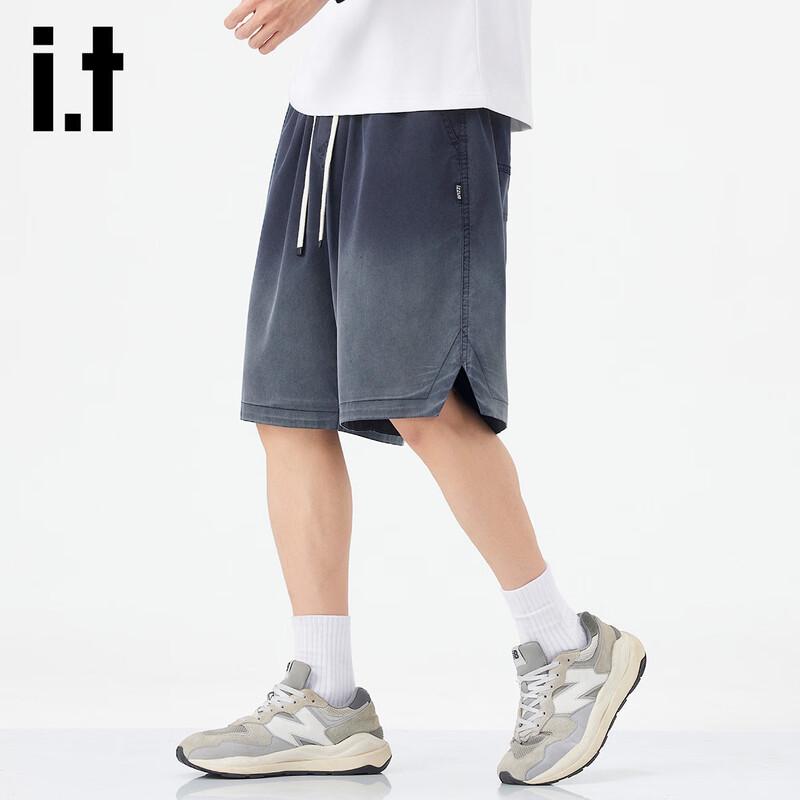 Izzue It Men s Lyocell Tencel Gradient Casual Shorts 3XL