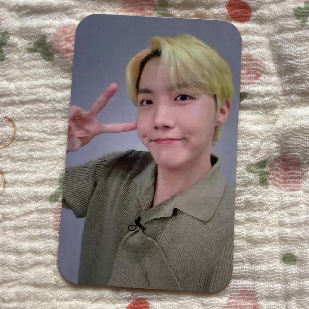 [USED] BTS Hoseok Butter 777-person limited event trading card