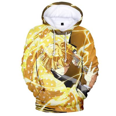 Kimetsu No Yaiba Demon Slayer Men's and Women's 3D Print Sweatshirts Casual Kids Hoodies for Boys Girls Pullover Anime Coat 6XL