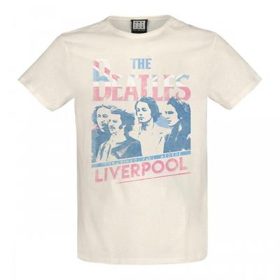 Amplified Unisex Adult Liverpool 2nd Edition The Beatles T-Shirt