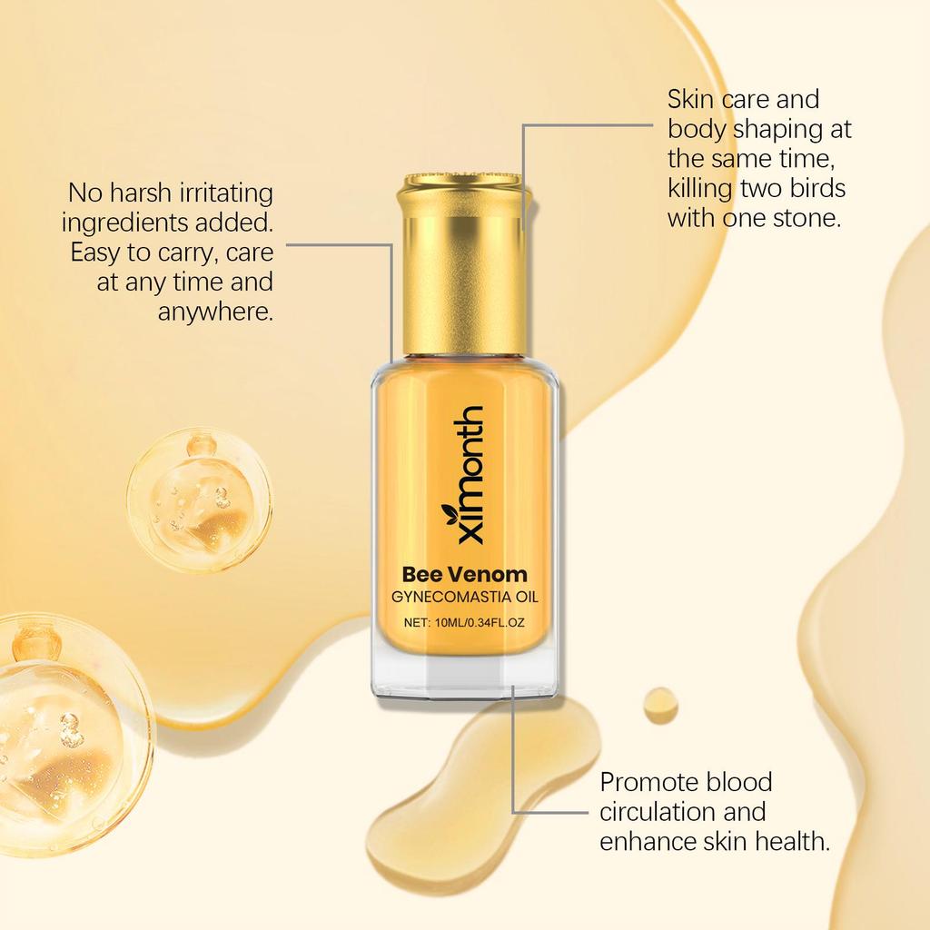 Ximonth Man Chest Firming Oil Gynecomastia Tightening Remove Excess Fat Strengthen Chest Muscles Increase Elasticity Massage Oil