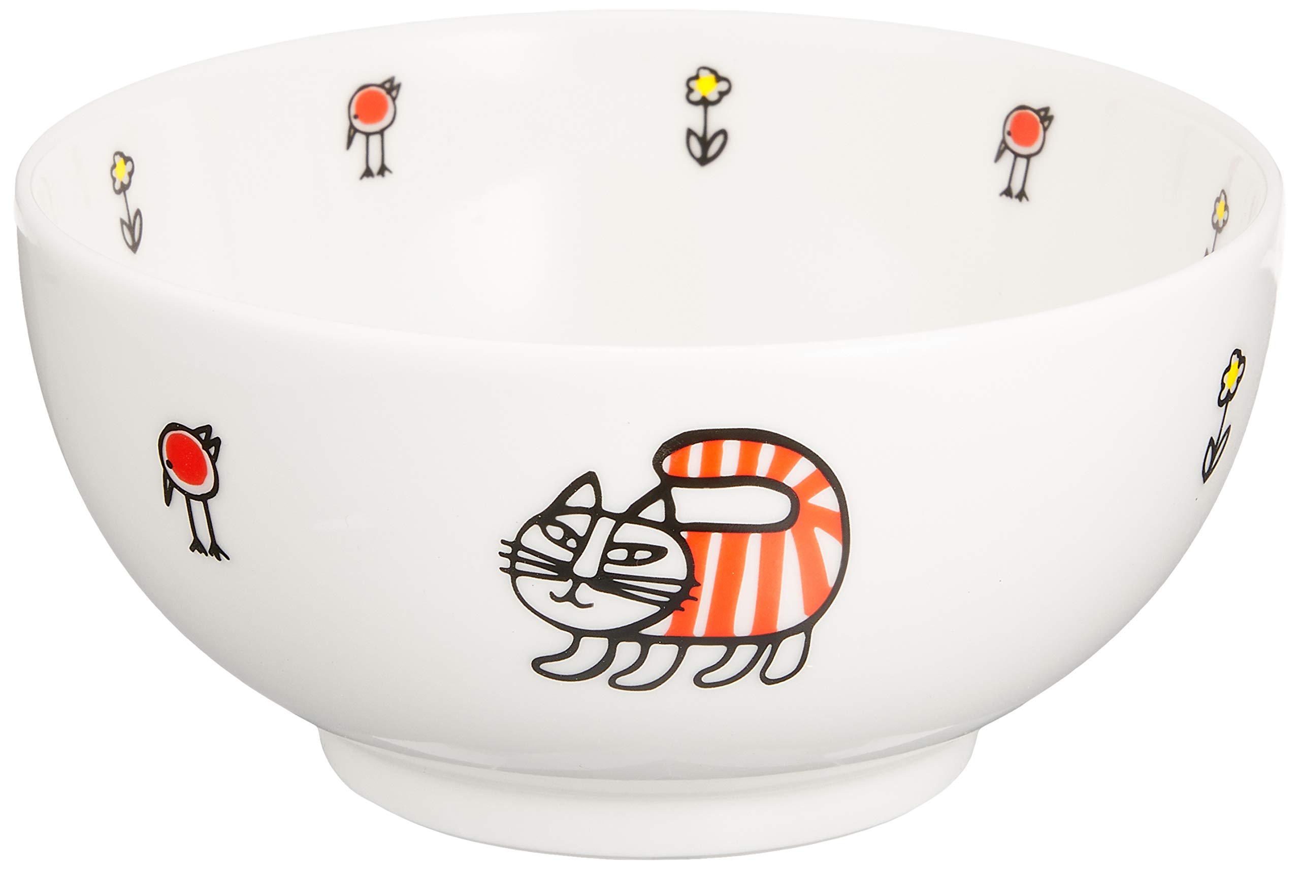 

Yamaka Shoten Lisa Larson 17cm Bowl with Baby Mikey Design Dishware (Gift Box) Children s LL50-312 білий