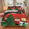 3Pcs Charlie Brown Christmas Bedding Sets For All Sizes New 3D Printed Bed Cover Comforter Duvet Cover Pillowcase Bedroom Decoration