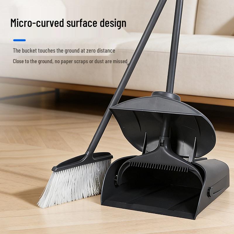 Baiyun Adjustable Windproof Broom & Dustpan Set for Commercial Use