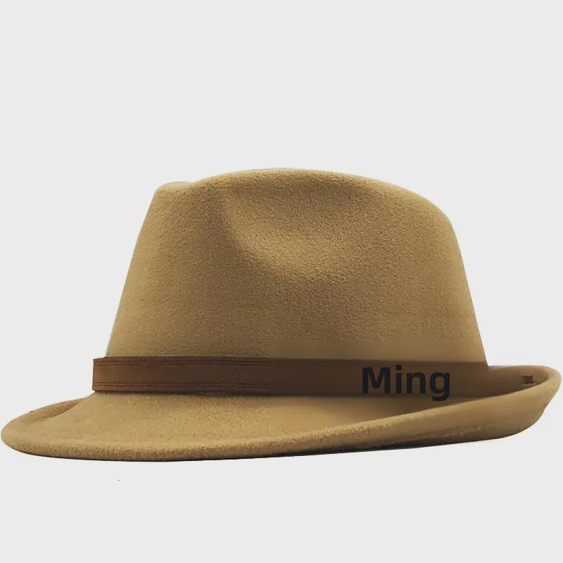 

Унисекс Осень/Зима Шерстяная Шапка Jazz: Британский ретро, Теплый, Модный, Повседневный M (56-58cm) верблюд