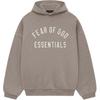 Sudadera con capucha de forro polar Gris jaspeado Tops para hombre 192HO246251F