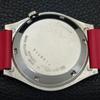 VINTAGE SEIKO 5 AUTOMATIC 7009A JAPAN MENS RED COLOR DIAL WATCH A701512-5 R206b-a701512