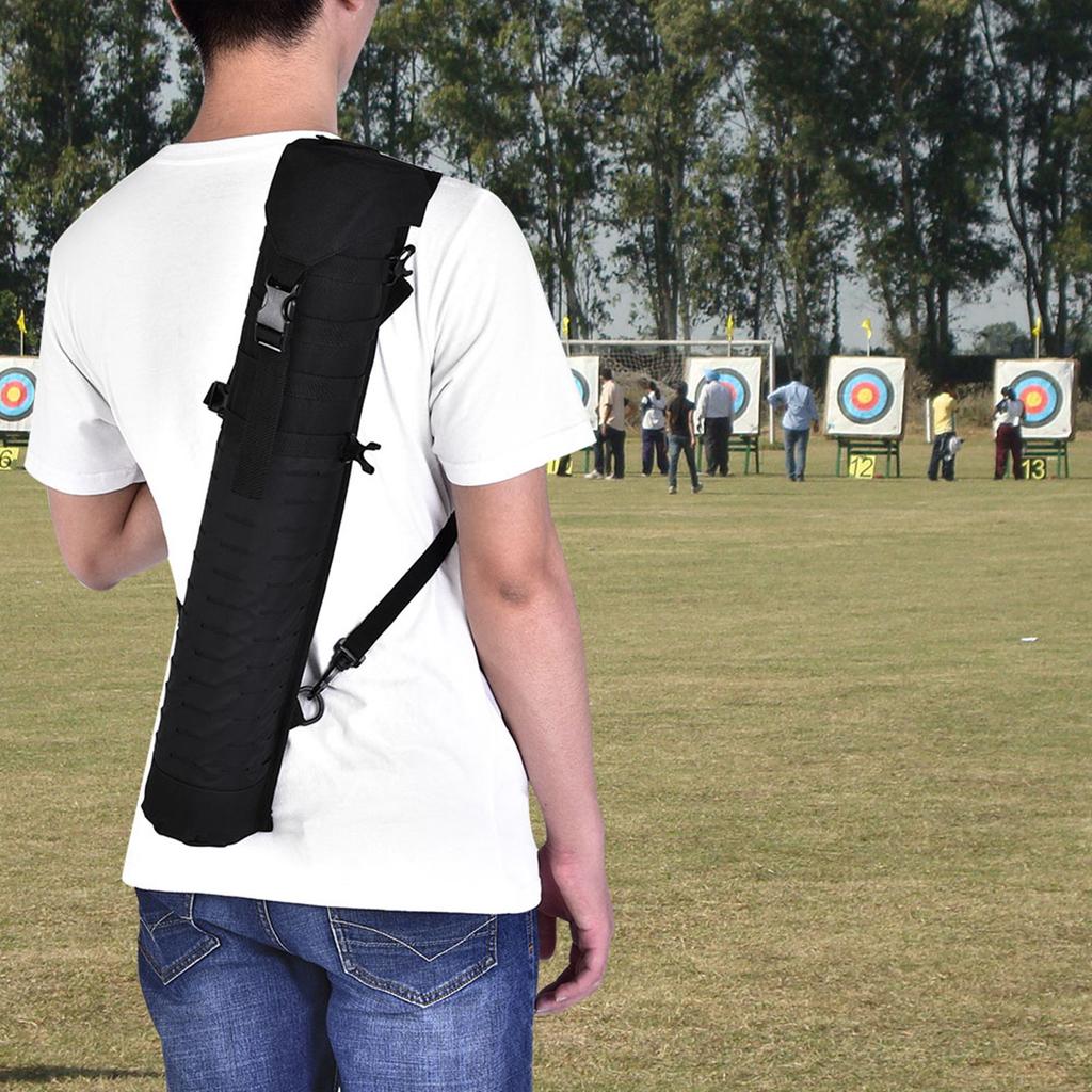 Multifunctional Outdoor Hunting Archery Arrow Holder Hanging Bag Shooting Riding Accessory