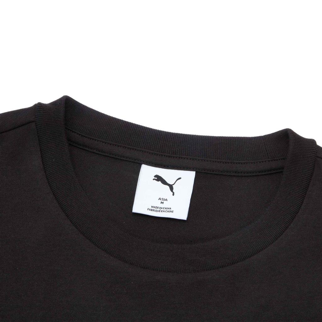 Puma Ss25 Ss Gf Tee Paro Fashion Print Round Neck Pullover Short Sleeve T-Shirt Unisex Tops Black 631253-01