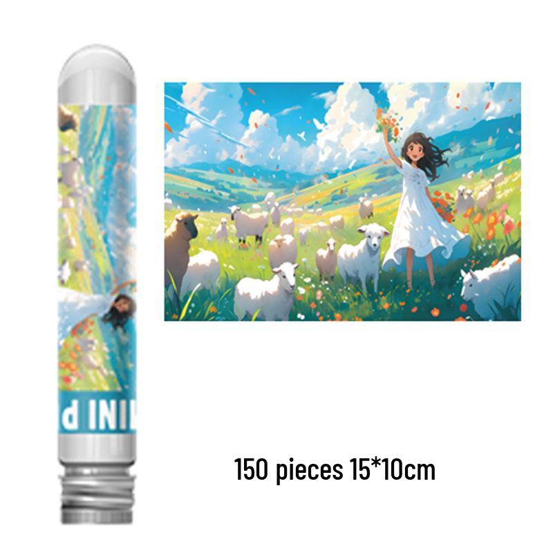Mini Pocket 150-Piece Art Jigsaw Puzzle – High-End Educational & Healing Decompression Tool