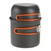 Camping Picnic Barbecue Pot With Single Picnic Portable Folding Pot Outdoor Pot Set 1-2 Person