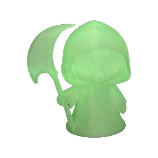 Personalized Desk Accessory 3D Printed Ghost Figurine, Cute Desktop Ornament, Mini Office Decoration Halloween Reaper Statue for Study Room