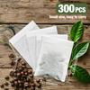 MAQIHAN 300 PCS Empty Tea Bags for Loose Tea - Disposable Tea Filter Bags White Natural Biodegradable Bulk Fillable Empty Tea Bags with String Empty