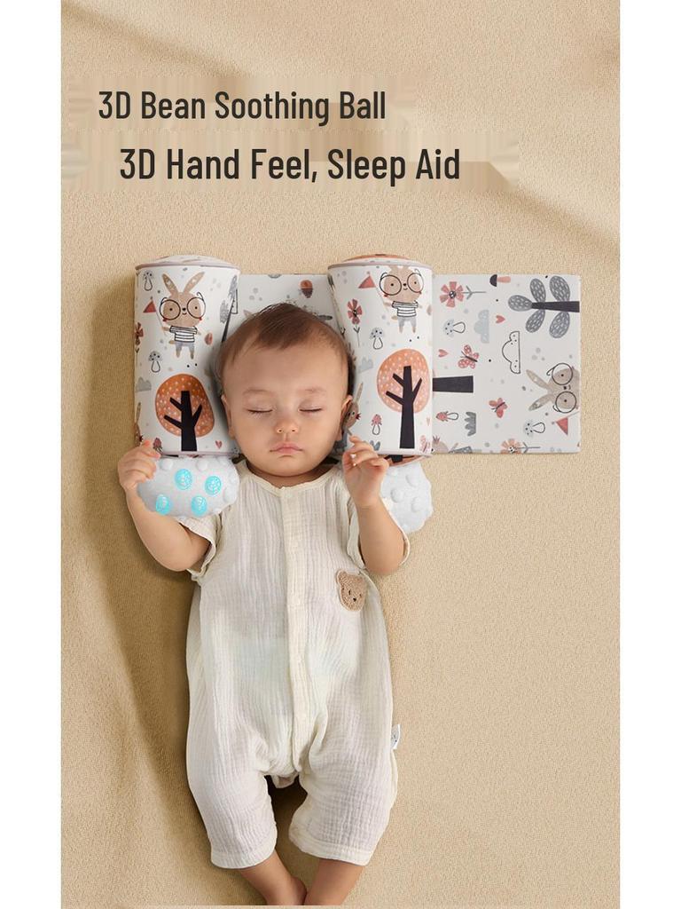 Xiaomi Baby Shaping Pillow for Newborns - Prevents Flat Head, Supports Side Sleeping, All-Season Comfort for Toddlers